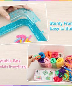 Alternative view of IQKidz Weaving Loom Kit Toys. DIY Arts and Crafts for Kids and Adults. Ideal Gifts for Girls Ages 5 6 7 8-12 13. Easy Potholder Loom Knitting Activity for Beginners. 224 Craft Loops