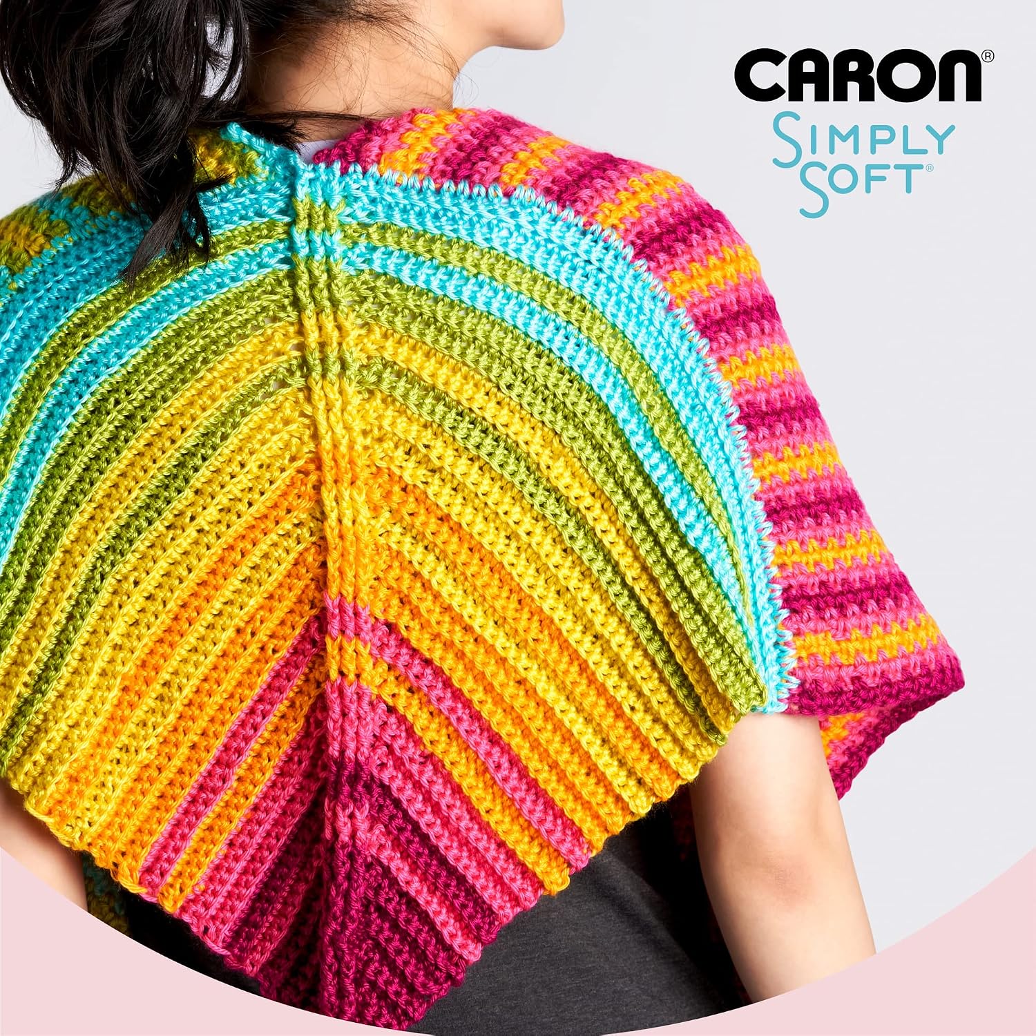 Caron Simply Soft Soft Blue Yarn - 3 Pack of 170g/6oz - Acrylic - 4 Medium (Worsted) - 315 Yards - Knitting/Crochet - Image 3